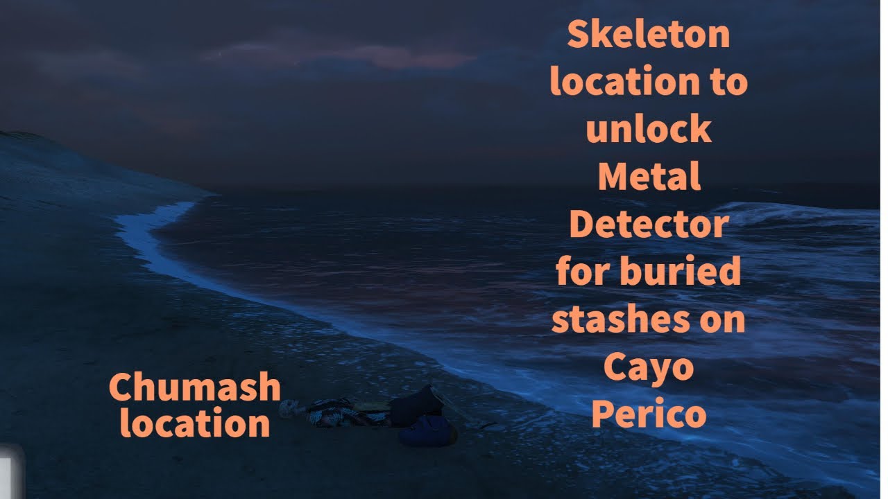 How To Find GTA Online Metal Detector and Skeletons