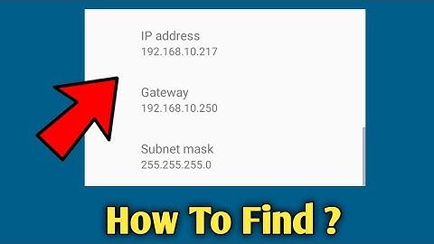 How To Find Gateway, IP Address, DNS Servers on Your Android phone 📱