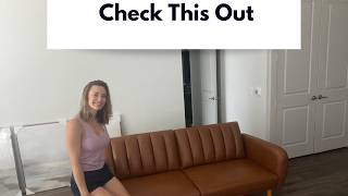 Best on Amazon Novogratz Brittany Futon | 82" Faux Leather Mid-Century Modern Sofa Review #ad