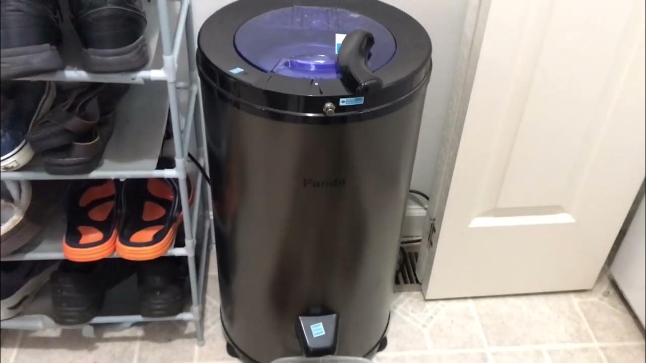 Panda spin dryer - YouTube