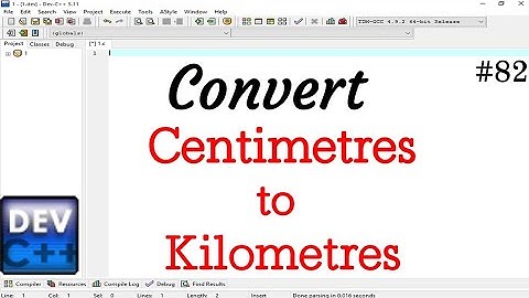 Write a program for convert any length from Centimetre to Kilometer