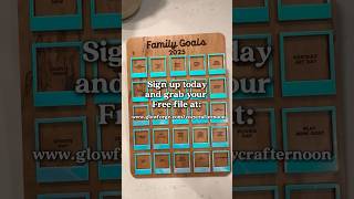 Let’s Create: 2025 Bingo Card #cozy #glowforge