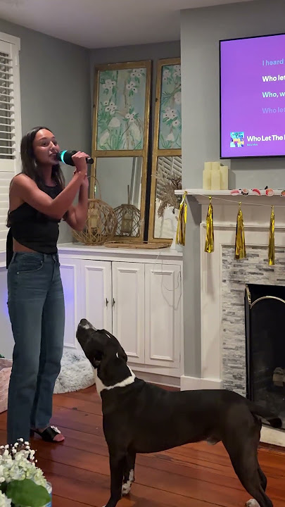 She Found The Perfect Song To Sing With Her Dog 😳 #shorts