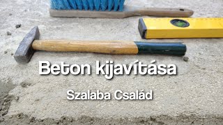 Beton kijavítása