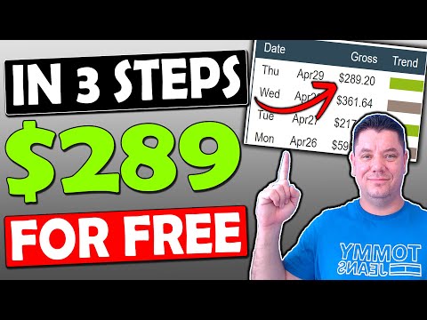 Quick 3 STEP Process To Make $289 In One Day With a Free Affiliate Marketing For Beginners Strategy