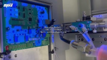 Fully automatic coating UV curing PCB coating production line.