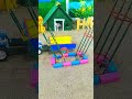 #Amazing mini tractor 🚜. Cement pilar making diy construction machine 🏗️#shorts #youtubeshorts