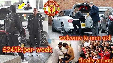 BREAKING:Mazraoui Arrives in Manchester for Medicals Ahead of his Transfer from Bayern Munich!