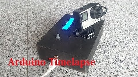 Arduino manual/automatic Gopro pan for timelapse