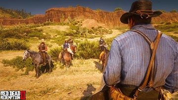 Random Encounters in New Austin as Arthur : Del Lobo Posse #1 | RDR2