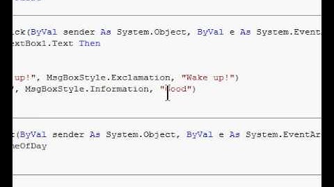 Simple Alarm Clock in VB.net