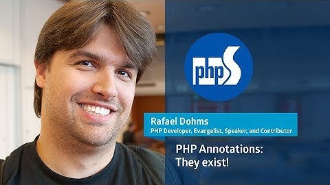PHP Annotations: They exist!