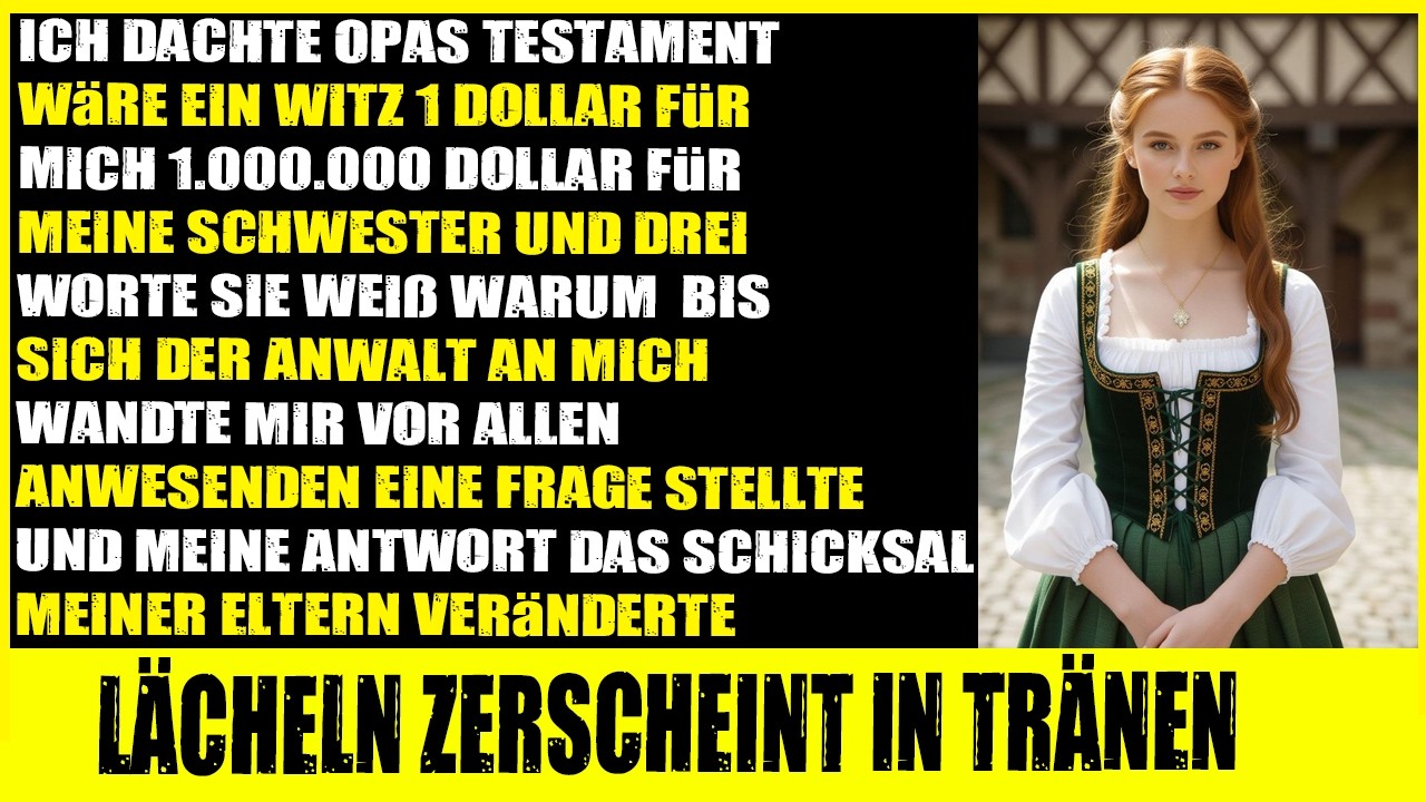 Milliardärs-Opa gab mir $1, Schwester $1 Mio – Testament: „Sie weiß warum“