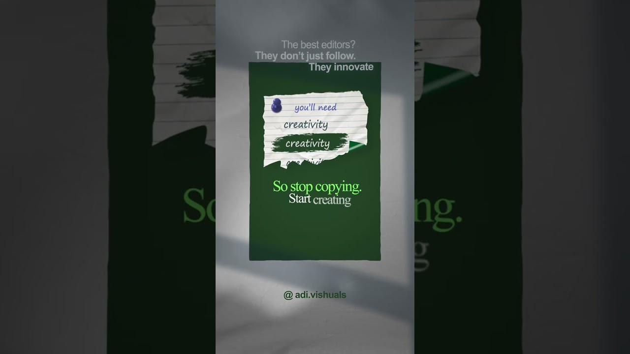Copying dosent make a brand
