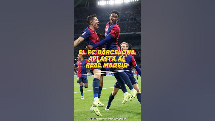 El FC Barcelona aplasta al Real Madrid 🤫#fcbarcelona #barcelona #clasico #realmadrid #goleada