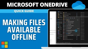 Making OneDrive Files Available Offline