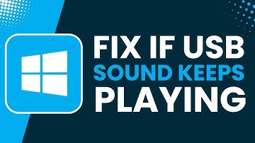 Windows 10 USB Sounds Keep Playing Randomly Fix !