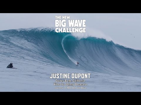 Justine Dupont at Cortes Bank - Ride of the Year and Biggest Wave Winner - Big Wave Challenge 2023