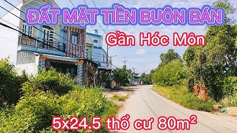 Nhà đất Củ Chi |Bán lô đất  mặt tiền đường Nguyễn Thị Se gần bv Xuyên Á Củ chi  #nhadatkimcuc