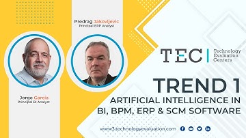Artificial Intelligence in BI, BPM, ERP &SCM Software
