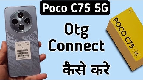 Poco C75 5G Otg connect kaise kare, how to connect Otg in poco, Otg not connecting in poco, Otg sett