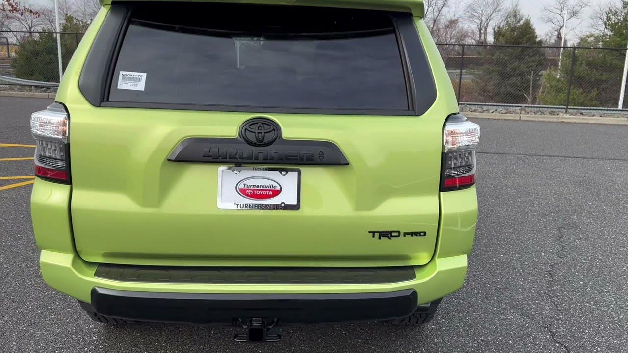 2022 Toyota 4Runner TRD PRO(model 8674) in Lime Rush(05C3)+Black