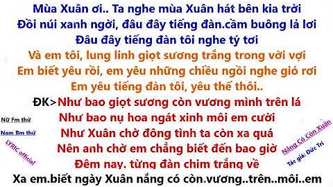 Bài hát Nắng Có Còn Xuân