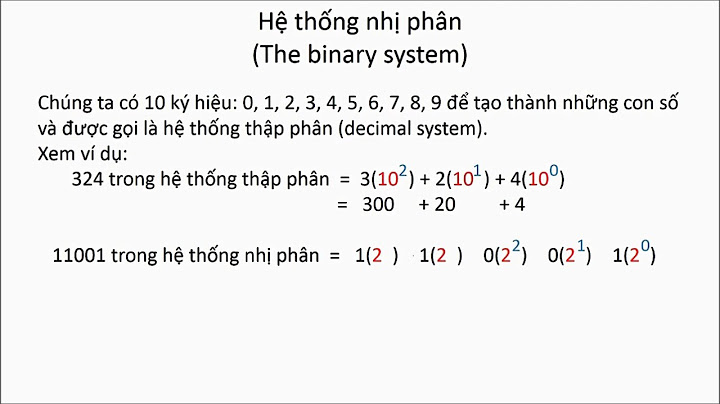 Số 3 được viết trong hệ nhị phân là gì năm 2024