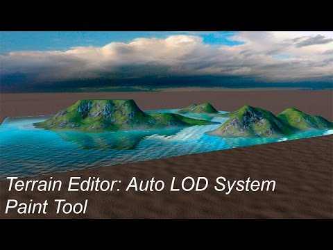 Terrain Editor | Auto LOD System | Paint Tool