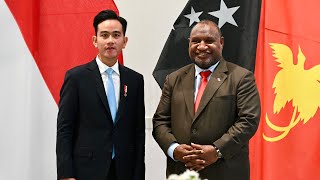 Membawa Pesan Khusus Presiden Prabowo, Wapres Gibran Rakabuming Bertemu PM Papua Nugini