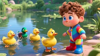 🩵 Little Baby Jojo and the Five Ducks – A Fun Kids’ Poem