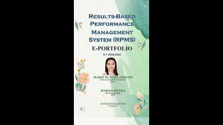 RPMS 2023 | RPMS TEMPLATE for Proficient Teachers | DM 008 s 2023