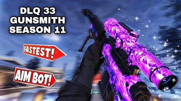 BEST FAST🎅🏻🤡🤝ADS + LOW HITMARKER DLQ33 Gunsmith Setup! BEST DLQ33 Loadout? DLQ33 CODM Attachments