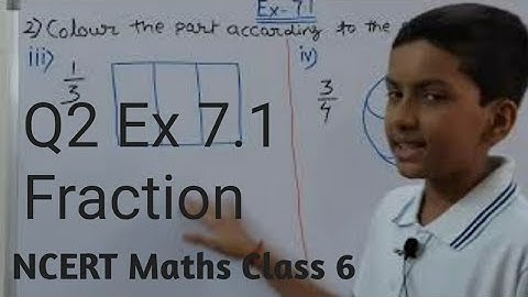 Q2 Ex 7.1 Chapter 6 Fractions NCERT Maths Class 6 | ncert sloutions | Unlock Your Learning |