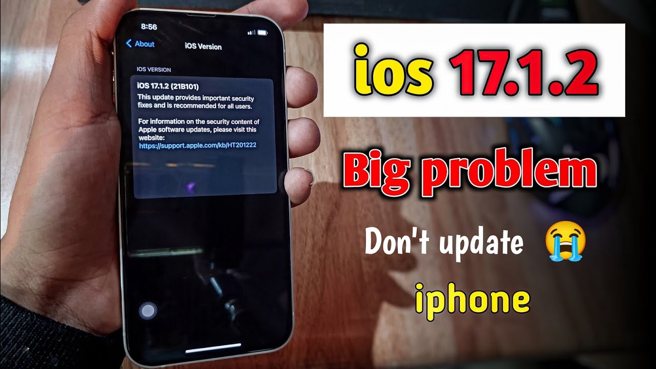 IOS 17.1.2 - BIG PROBLEM | don't this😭 | iphone 13 ios 17.1.2 update ...