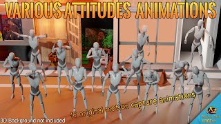 Trailer Various Attitudes animations Pack (Motion Cast - FREE01)