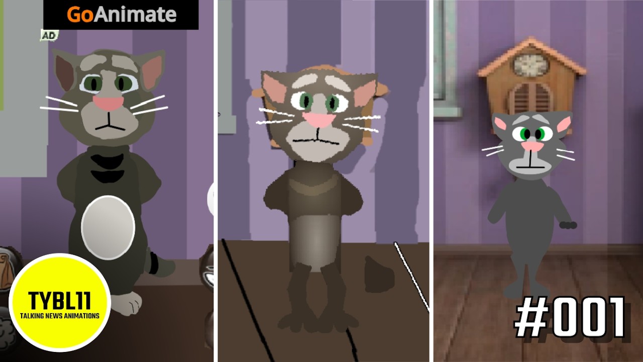 Gameplay #001 | Talking Tom The Cat 2 (Scratch Edition) Top 4 Games