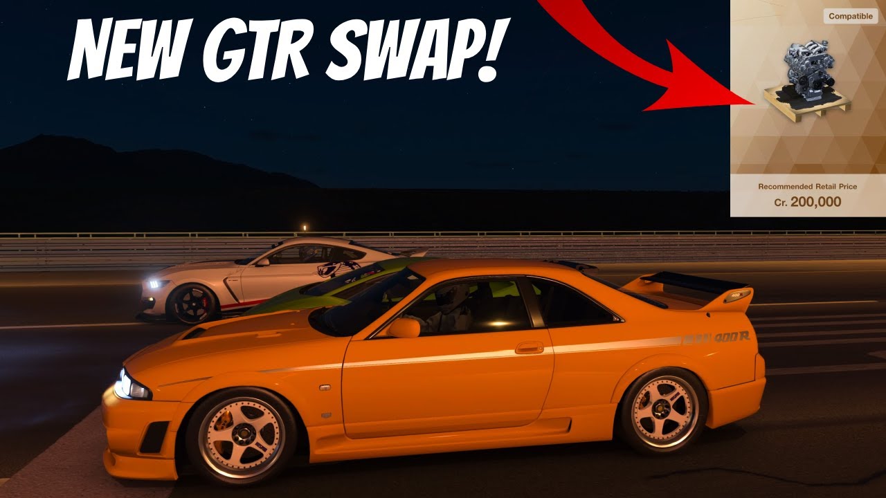Gran Turismo 7 - Nissan 400R gets a NEW Engine Swap! R33 GTR Goes Roll ...