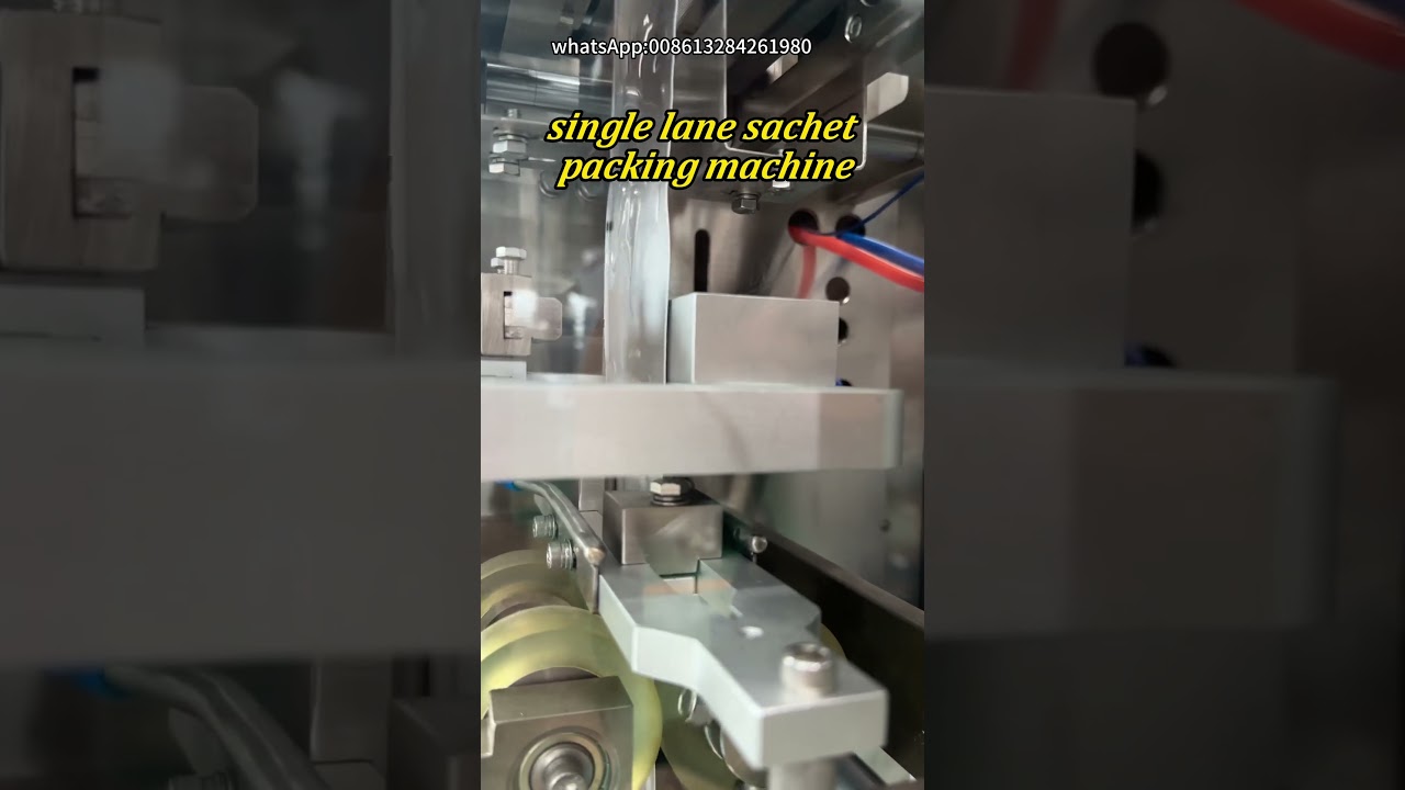 Single lane sachet packing machine 