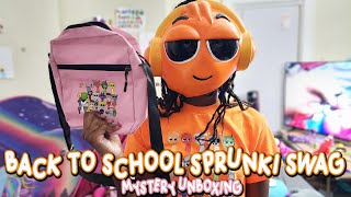 BACK TO SCHOOL SPRUNKI SWAG MYSTERY UNBOXING
