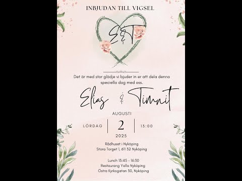 Elias Och Timnit Wedding August 2025