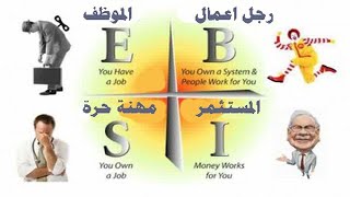 روبرت كايوساكي كتاب النموذج الرباعي للتدفقات النقدية cashflow quadrant مترجم