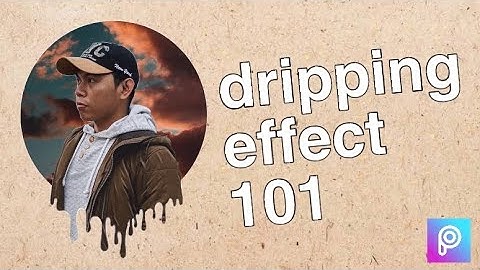 DRIPPING EFFECT TUTORIAL IN PICSART (QUICK AND EASY EDITING) | MOBILE APP