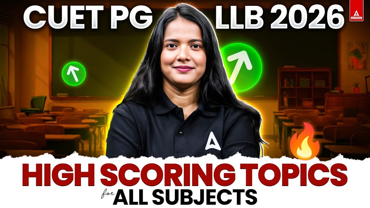 High Scoring Topics for CUET PG LLB 2026: Subject-wise Important ...