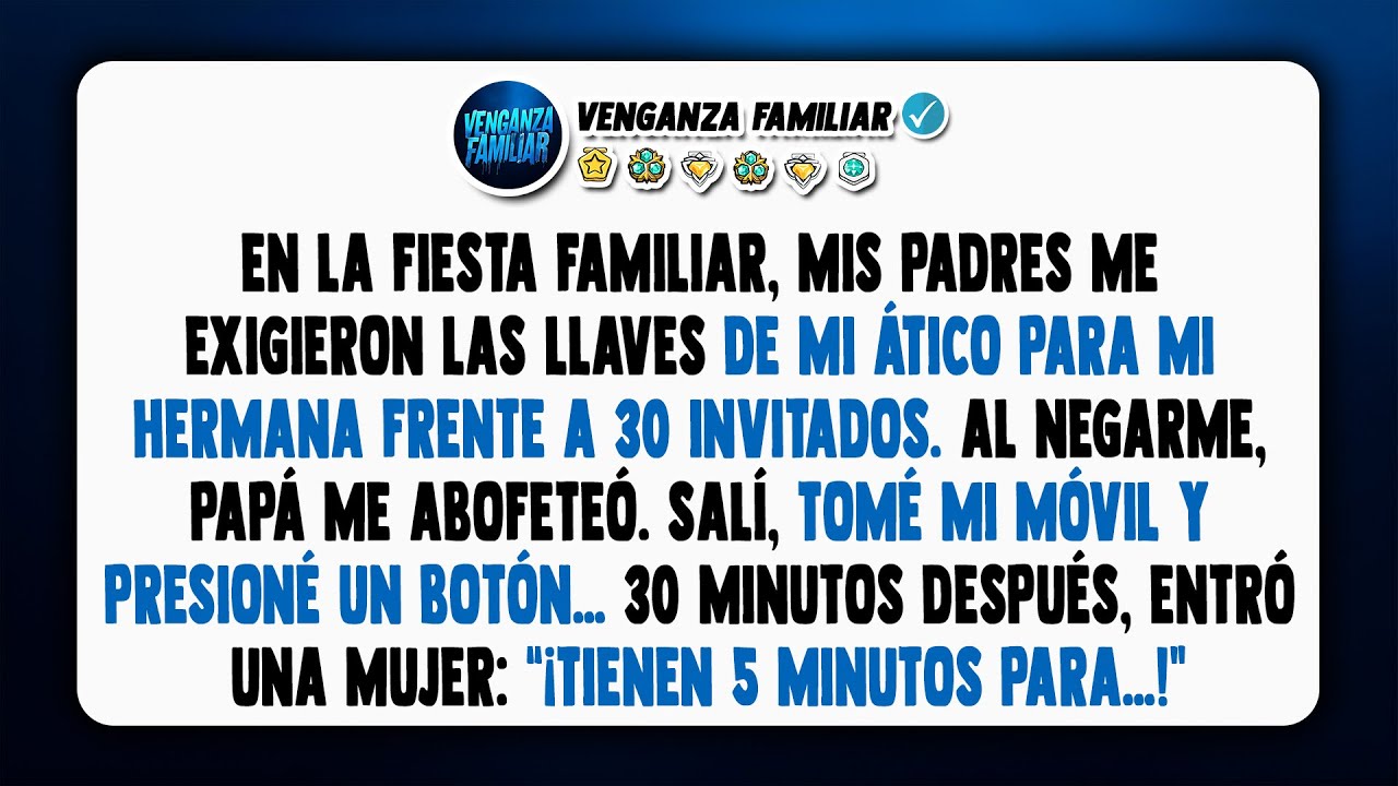 Mis padres querían mi ático para mi hermana. Por negarme, mi papá me abofeteó, así que yo...