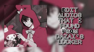 EDIT AUDIOS I FOUND FROM DAZAI'S LOCKER screenshot 5
