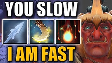 Super fast Attack Speed gain [Essence Shift + Fervor + Frost Arrows] Dota 2 Ability Draft
