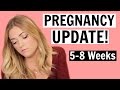 PREGNANCY UPDATE! [5-8 Weeks] Morning Sickness? First Prenatal Visit!