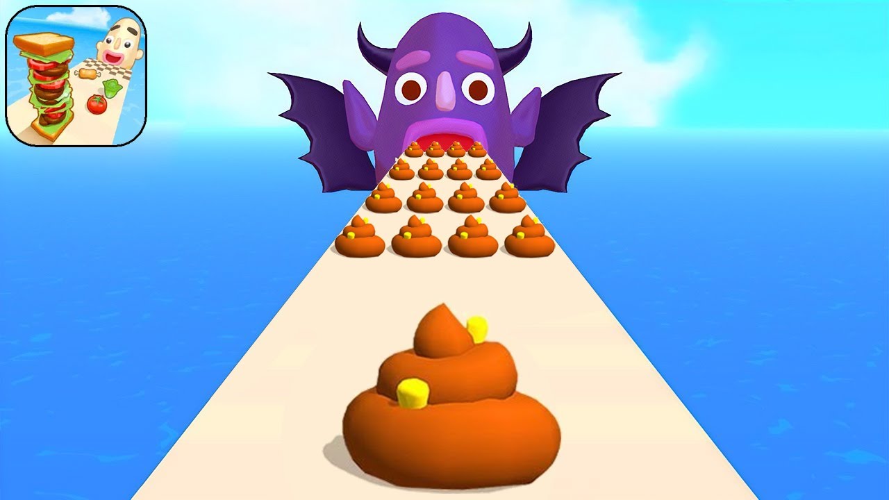 SANDWICH RUNNER - Max Levels Gameplay (Android,iOS) Walkthrough - Relaxing & Satisfying