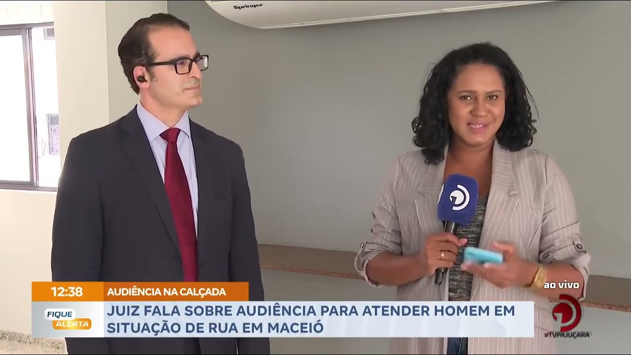 SAIU NA MÍDIA: Matéria da TV Pajuçara sobre audiência na rua com pessoa em vulnerabilidade